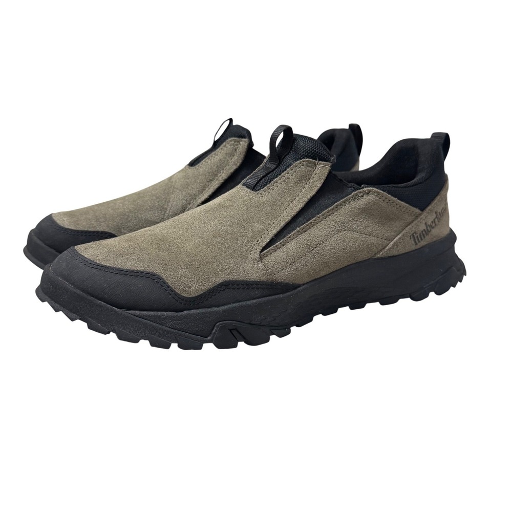 Timberland Lincoln Peak Waterproof Slip-On Mens 11 Gray/Taupe A2M8F Suede
